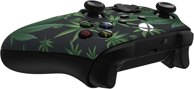 Custom Controllerzz Wireless Controller for Microsoft Xbox Series X/S & Xbox One - Custom Soft Touch Feel - Custom Xbox Series X/S Controller (X/S Weeds) - Image 4