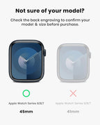 amBand Rugged Case with Band for Apple Watch 45mm, Compatible with Apple Watch (iWatch) Series 9/8/7, Military Grade Shockproof Bumper Cover, Tactical Band for Men, Black Gold - Image 2