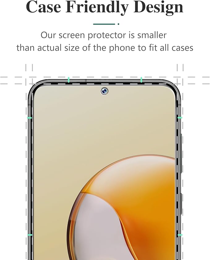 Pokolan 3 Pack Privacy Screen Protector for Samsung Galaxy S23 5G, Anti Spy Tempered Glass, 9H Hardness, Bubble Free, Easy Installation, Case Friendly - Image 5