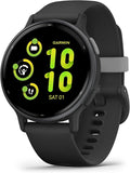 Garmin vívoactive 5, Health and Fitness GPS Smartwatch, AMOLED Display, Up to 11 Days of Battery (Renewed) (Black) by Amazon+Renewed
