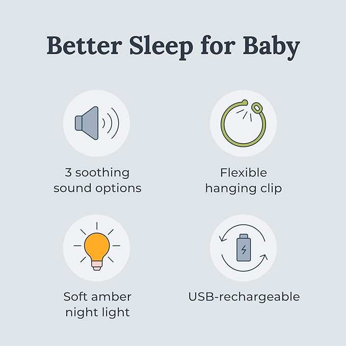 Yogasleep Hushh Portable White Noise Sound Machine for Baby - 2 Pack - 3 Natural Sounds with Volume Control, Compact Size, Noise Canceling for Sleep Aid, Office Privacy, & Meditation, Registry Gift - Image 2