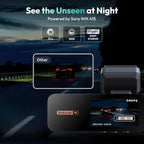 BOTSLAB 4K+2K Dual Dash Cam Front and Rear, Dashcam with Voice Control, STARVIS, ADAS Driver Alerts, Starry Night Vision, 24/7 Parking Monitor, 5.8GHz WiFi & GPS, Free 64GB Card, Loop Recording - Image 6