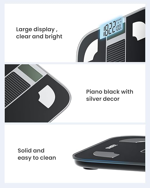 RENPHO Smart Scale for Body Weight, FSA&HSA Eligible, Digital Bathroom Scale BMI Weighing Bluetooth Body Fat Scale, Body Composition Monitor Health Analyzer with Smartphone App, 400 lbs - Elis Solar 1 - Image 7