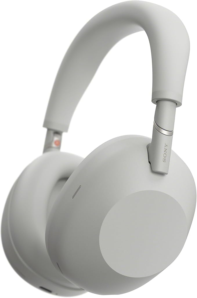 Sony WH-1000XM6 The Best Noise Canceling Wireless Headphones, HD NC Processor QN3, 12 Microphones, Adaptive NC Optimizer, Mastered by Engineers, Studio-Quality, 30-Hour Battery, Platinum Silver by Sony
