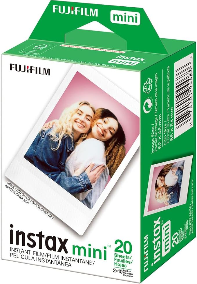 Fujifilm Instax Mini Instant Camera Film (80 Photo Exposure) Bundle with 6AVE Microfiber Cleaning Cloth - Image 6