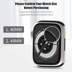 COMMUTER 4 Pack Case Compatible with Apple Watch 44mm Series SE 3nd Gen 2025 SE 2 SE 1 6 5 4 with Tempered Glass Screen Protector, Ultra-Thin Hard PC Full Protective Face Cover Bumper for iWatch 44mm - Image 2