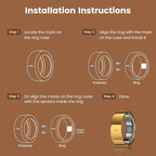 High-Gloss Plated Covers Compatible with Oura Ring Gen 4/Oura Gen 3 Cover, Anti-Scratch Ultra-Thin TPU Ring Protector Case Accessories for Women Men - Not for Oura 4 Ceramic - Image 8