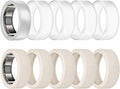 Ring Cover for Oura Ring Gen 4/ Gen 3, Anti-Scratch Elastic Silicone Oura Ring Case Protector for Men Women Working Out Gym (10Collors-6, S (6/7/8/9/10)) by sylacor