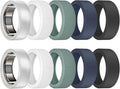 Ring Cover for Oura Ring Gen 4/ Gen 3, Anti-Scratch Elastic Silicone Oura Ring Case Protector for Men Women Working Out Gym (10Collors-7, S (6/7/8/9/10)) by sylacor