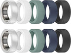 Ring Cover for Oura Ring Gen 4/ Gen 3, Anti-Scratch Elastic Silicone Oura Ring Case Protector for Men Women Working Out Gym (10Collors-7, S (6/7/8/9/10)) by sylacor