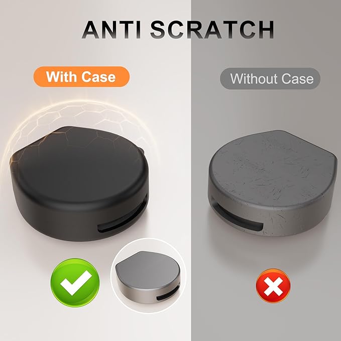 YWXTW Silicone Case for Oura Ring 4 Charging Case, Ultra-Thin Protective Cover with Keychain, Shockproof Dustproof Skin, Easy to Carry - Image 5