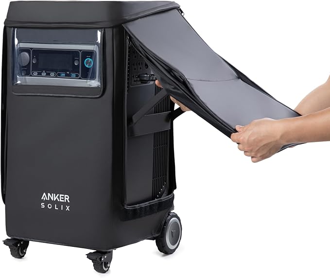 Anker SOLIX F3800 Portable Power Station with Protective Cover, 3840Wh LiFePO4 Batteries, Ultra-High 6000W AC Output, Solar Generator for Home Backup, RVs, Emergencies, Power Outages, Outdoor Camping - Image 6