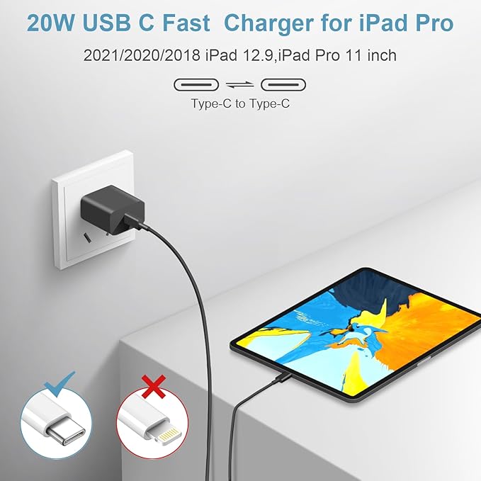 iPhone Charger Fast Charging 10FT iPhones 17 16 15 Charger 3 Pack Type C Chargers USB C Charger Compatible with iPhone Air 17/17 Plus/17 Pro/17 Pro Max/16/16 Plus/16 Pro/AirPods(Black) - Image 6