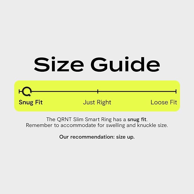 QALO QRNT Slim Smart Ring – Snug Fit – Size Up – Water-Resistant Titanium Fitness Tracker, Tracking for Sleep, Steps, HRV, Women’s Health, No Subscription Fee, iOS & Android Compatible (Gold, 12) - Image 2