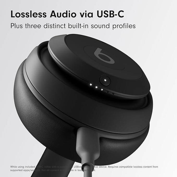 Beats Studio Pro - Premium Wireless Over-Ear Headphones- Up to 40-Hour Battery Life, Active Noise Cancelling, USB-C Lossless Audio, Apple & Android Compatible - Black - Image 6