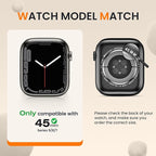 [2 Pack] Goton Bumper Case for Apple Watch 45mm, [No Screen Protector] Slim Soft Shockproof Case Cover Bumper Protector Accessories for iWatch Series 9/8/7, 45mm Gold+Gold - Image 3