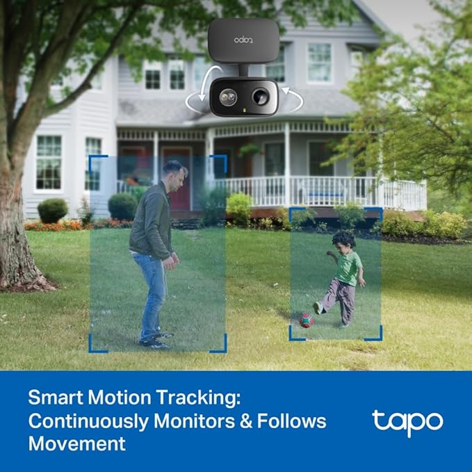 Tapo 1080p Pan/Tilt Indoor/Outdoor Security Camera – Free Person/Baby Cry Detect & Motion Track, 360° View, Color Night Vision, SD/Cloud Storage, Works w/Alexa & Google Home HybridCam 360 - Image 7