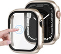 [2 Pack] Case for Apple Watch Series 10 Screen Protector 46mm Accessories Built-in HD Tempered Glass Full Protective PC Hard Bumper Lightweight 2 in 1 Cover Compatible iWatch S10 by Unknown