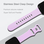 Sport Bands Compatible with Apple Watch Band Women Men 40mm 38mm 41mm 42mm 44mm 45mm 46mm 49mm ,Soft Wristband Waterproof Replacement Strap for iWatch Bands Series 11 10 9 8 7 6 5 4 3 2 1 SE Ultra Lavender - Image 3
