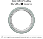 Oura Ring 4 - Ceramic Tide - Size 4 - Sleep, Activity, Women’s Health, AI Advisor, Up to 8 Days of Battery Life, Size Before You Buy, Android & iOS Compatible - Image 2