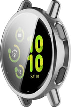 2 Pack Case Compatible with Garmin Vivoactive 5 Protective Case Cover,Soft TPU Bumper Full Cover Ultra-Thin Protection Case for Garmin Vivoactive 5 Smartwatch Accessories (Silver&Silver) - Image 2