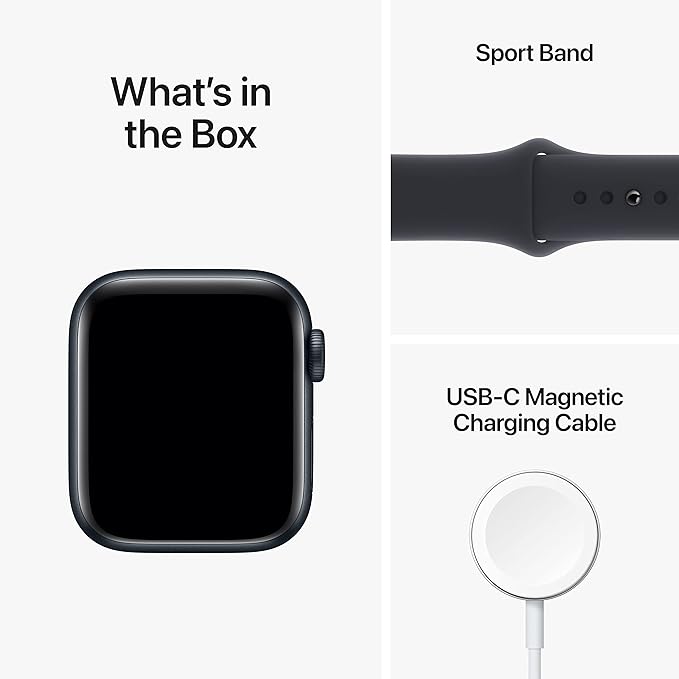 Apple Watch SE (2nd Gen) (GPS, 40mm) - Midnight Aluminum Case with Midnight Sport Band, S/M (Renewed) - Image 6