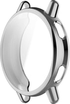 2 Pack Case Compatible with Garmin Vivoactive 5 Protective Case Cover,Soft TPU Bumper Full Cover Ultra-Thin Protection Case for Garmin Vivoactive 5 Smartwatch Accessories (Silver&Silver) - Image 5