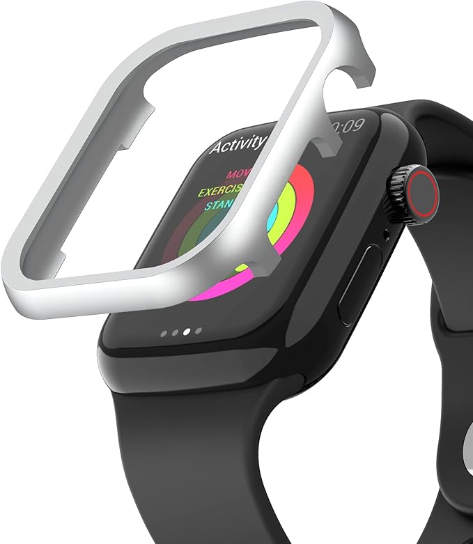Case Aluminum Compatible with iWatch 9 41mm, Metal Frame Case Bling Shockproof Protector Shell Stainless Steel Rugged Cover Bumper Ultra Slim Housing Compatible with Apple Watch 41mm Series 9/8/7 - Image 2