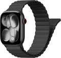 Magnetic Sport Bands for Apple Watch Band 40mm 38mm 41mm 42mm 44mm 45mm 46mm iWatch bands for Women Men,Silicone Loop Strap Wristband for Apple Watch Series 11 10 9 8 7 6 5 4 3 SE 3/2nd Ultra/3/2 49mm by BXUXOHS