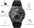 ONLY Compatible with SAMSUNG GEAR S3 FRONTIER/CLASSIC Smartwatch 46MM Tempered Glass Screen Protector (4-Pack),[0.3mm 2.5D High Definition 9H] For Screen Protection - Image 2