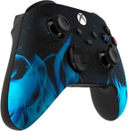 Custom Controllerzz Wireless Controller for Microsoft Xbox Series X/S & Xbox One - Custom Soft Touch Feel - Custom Xbox Series X/S Controller (X/S Blue Flame) - Image 2