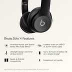 Beats Solo4 with AppleCare+ for Headphones (2 Years) - Matte Black - Image 3