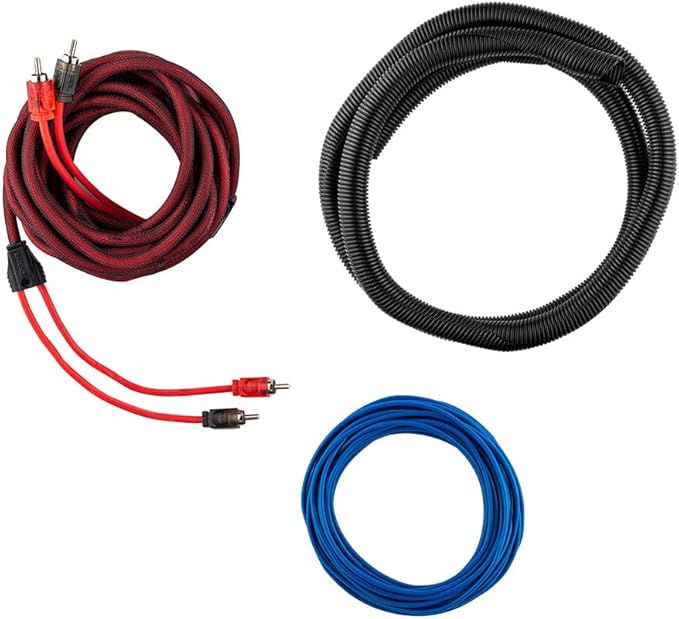 DS18 OFCKIT0 Ultra Flex Advance 0 Gauge Complete Amplifier Installation Wiring Kit 0GA with Fuse Holder and 250 Amp Fuse - Up to 3000 Watts, OFC 100% Cooper - Image 8