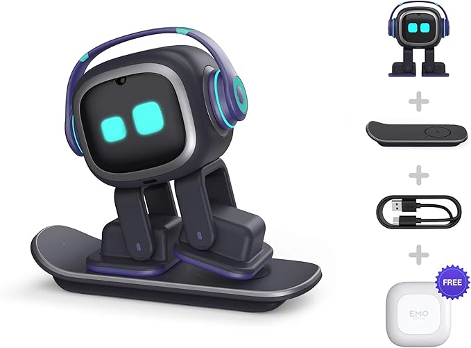 EMOPET AI Desk Robot Companion - ChatGPT Enabled with Voice Commands & Dancing, Interactive AI Robot Pet with Personality, for Adults and Kids - Image 7