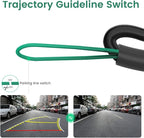 Car Backup Camera with Dynamic Trajectory Guide Line, GreenYi HD 960x720 Reverse Rear/Front/Side View Cam, Adjustable Fisheye Lens, Waterproof Night Vision 170 Degree Wide View(Black) - Image 5