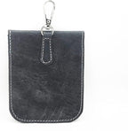 Faraday Key Fob Protector - Real Leather Premium Signal Blocking Pouches - RFID Blocking Car Key Security Shield - Image 7