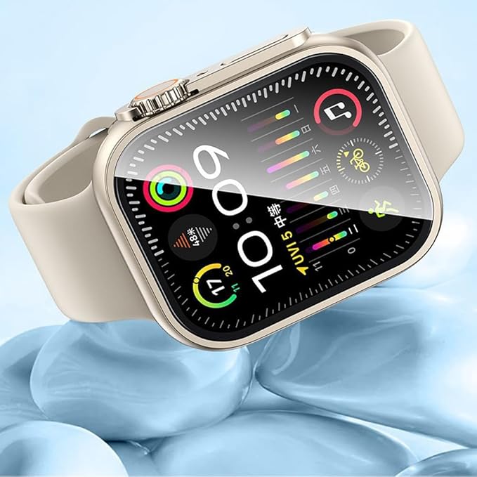 Yrzper Waterproof Case Compatible with Apple Watch Series 11 (2025) Series 10 46mm 42mm[Turning into Ultra] Crown + Back Cover Full Protective Hard PC Screen Protector Cover (Starlight, 42mm) - Image 7