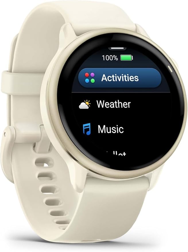 Garmin vivoactive 6 GPS Smartwatch with AMOLED Display, Lunar Gold | Advanced Health and Fitness Features, Up to 11 Day Battery, Energy Monitoring, Sleep Coach | with Signature Series Power Bundle - Image 8