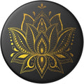 PopSockets Adhesive Phone Grip, Holder, Phone Stand, Celestial - Golden Prana Black by PopSockets