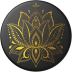 PopSockets Adhesive Phone Grip, Holder, Phone Stand, Celestial - Golden Prana Black by PopSockets