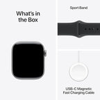 Apple Watch Series 11 [GPS 42mm] Smartwatch with Space Grey Aluminium Case with Black Sport Band - S/M. Sleep Score, Fitness Tracker, Health Monitoring with AppleCare+ (2 Years) - Image 6