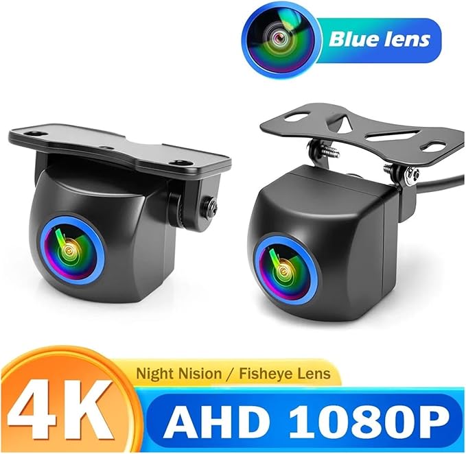 AHD 4K 1920 * 1080p 180 Degree Night Vision Car Monitor Auto Rear View Camera Backup Camera AHD Parking Assist Compatible for Android Display(A) - Image 2