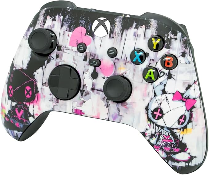 Wireless Custom Controller Compatible with PC, Windows 10+, Series X/S & One (Series X/S Evil Bunny) - Image 3