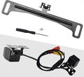 Pack-1 Car Rear View Camera Bracket, Metal Dash Cam Mount Kit, Waterproof License Plate Mount, Back Up Camera Installation Tool, Automotive Parts, Universal for Most Cars (Black) by Flygun