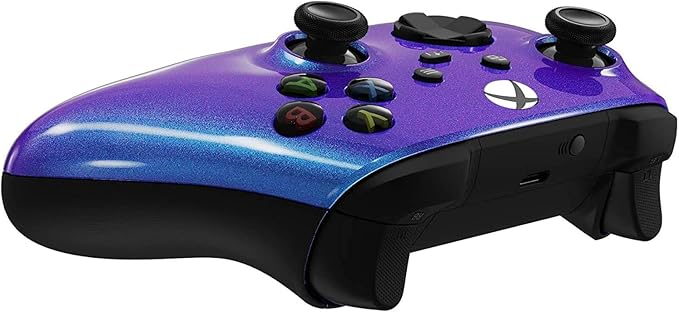 Custom Controllerzz Wireless Controller for Microsoft Xbox Series X/S & Xbox One - Custom Soft Touch Feel - Custom Xbox Series X/S Controller (X/S Chameleon) - Image 4