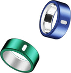 Cover Compatible for Oura Ring Gen 4/Gen 3 Horizon/Gen 3 Heritage,(NOT Compatible with Oura Ring 4-Ceramic), Charging Directly,Rugged TPU Finger Protector for Workout Women Men-Blue+Green -Size 9 by Snyeest
