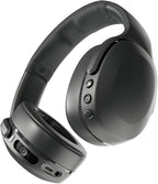 Skullcandy Crusher Evo Wireless Bluetooth Headphones with Multi-Sensory Bass, Noise Isolating Over-Ear Fit, Up to 40 Hours Battery, Microphone for iPhone Android - True Black by Skullcandy