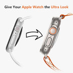 amBand 3 in 1 Metal Case Compatible with Apple Watch Series 6/5/4 SE 3/SE 2/SE 44mm, W1 Rugged Bumper Protector [Turning into Ultra 3/2/1 Upgrade] with Watch Crown + Back Cover, Natural Titanium - Image 6