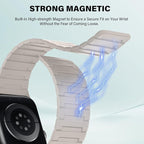 Bisikor Magnetic Bands Compatible with Apple Watch Band 49/46/45/44/42/41/40/38mm Men Women Silicone Sport Wristband for iWatch Ultra SE Series 11 10 9 8 7 6 5 4 3 (38/40/41/42, Starlight) - Image 3