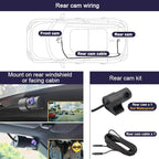Fitcamx Front 2K+Rear 1080P Dash Cam Adapts for GMC Canyon 2023-2026 has Auto-Dimming (HD2-D5800), OEM Style, Dual HD Video, WiFi & APP, Loop Recording, Gravity Sensor, Easy to Use, 64GB Card - Image 4